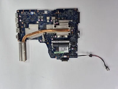 Toshiba Satellite A660 Motherboard K000106380 with processor and heatsink - Image 1 of 3