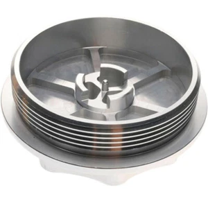 TAPA FILTRO COMBUSTIBLE ALUMINIO BILLET PARA FORD F250 F350 F450 F550 POWERSTROKE 7.3L V8 - Imagen 1 de 6