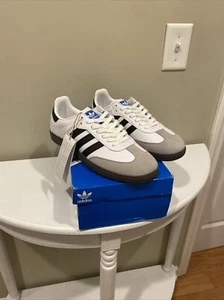 Size 9.5 - adidas Samba OG Low White Black Gum - Picture 1 of 6
