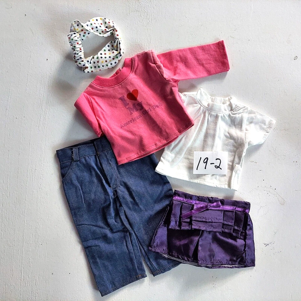 AMERICAN DOLL CLOTHING Doll Clothes #19-2 fits 18inch American Girl. Lot.