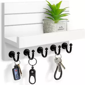 Key Holder for Wall: Easy Installation Mail Organizer Wall Mount Hanging Key Rac - Picture 1 of 12