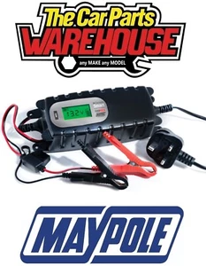 Cargador de batería electrónico de coche MAYPOLE MP7425 5A Fast Trickle 6v / 12v 5 AMP - Imagen 1 de 4