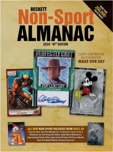 Nowy 2024 Beckett Non Sport Almanach Przewodnik cenowy 10. edycja z klintem Eastwood - Zdjęcie 1 z 1