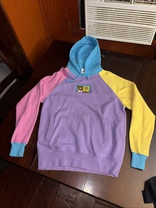 Teddy Fresh × SpongeBob Schwammkopf Colorblock Hoodie Gr. M Lila Pastell - Bild 1 von 13