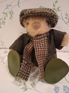 Laura Grant Wellie Gang Teddy Bear Tweed And Wax Jacket. Perfect Condition  - Picture 1 of 6