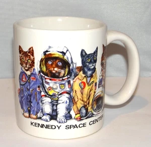 Prints Of Tails Astronaut Cat Mug Huntsville Alabama Cup Catronauts NASA Vintage - Picture 1 of 8