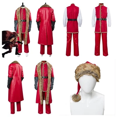 Film New Christmas Chronicles Kurt Russell Santa Claus Costume Suit Hat for Men - Image 1 of 4