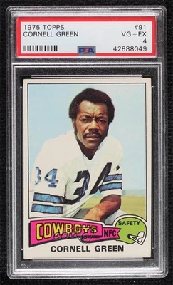 1975 Topps Cornell Green #91 PSA 4 - Image 1 of 2