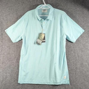 LINKSOUL Men Large DRY-TEK Golf Polo Shirt Aloe Tempus Fight Short Sleeve - Picture 1 of 9
