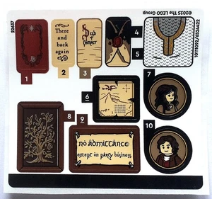 Lego® Aufkleber für The Lord of the Rings The Shire 10354 Neu - Bild 1 von 1