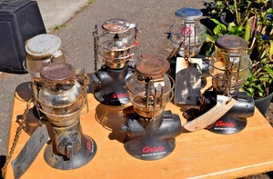 6 Century Mighty Lite Model 7030 Single 1 Mantle Mini Propane Camp Lantern LOT - Picture 1 of 10