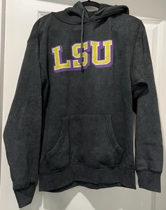 Black 84 Standard NCAA Officially Licensed Mineral Wash Hooded Sweatshirt -Small - Picture 1 of 7