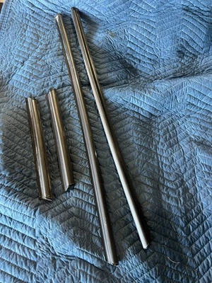 97-06 Jaguar XK8 XKR X100 moldura puerta ventana exterior gris OEM SET Foto 1 de 4