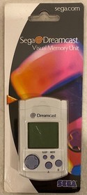 1999 SEGA DREAMCAST VISUAL MEMORY UNIT VMU WHITE FACTORY SEALED MK-50120 B