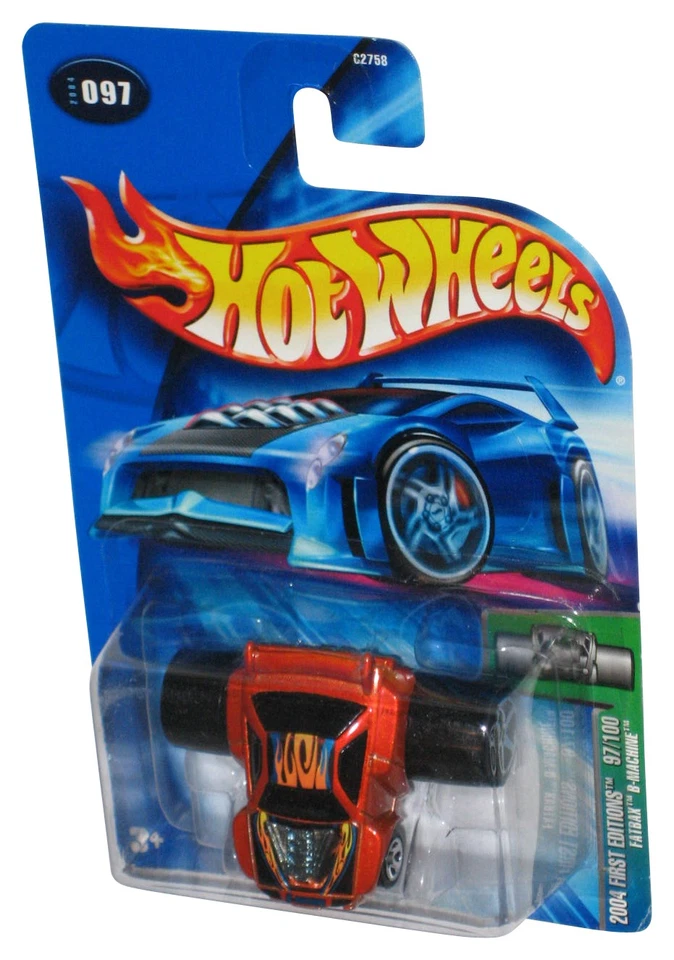 Hot Wheels 2004 First Editions 97/100 Fatbax B-Machine Orange Toy Car #097 - Image 1 of 1
