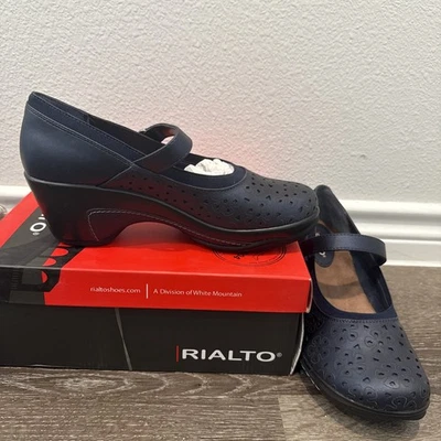 Rialto Shoes Style: Visalia Size 8.5 Women  Dark Blue - Изображение 1 из 4