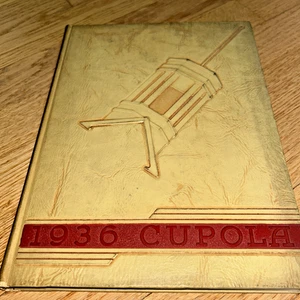 1936 NORTH PARK COLLEGE YEARBOOK - THE CUPOLA  -Great Chicago Ads - No Signature - Picture 1 of 23