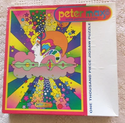 Rompecabezas Peter Max 1999 vintage sin usar, en caja sellado batería diferente Foto 1 de 3