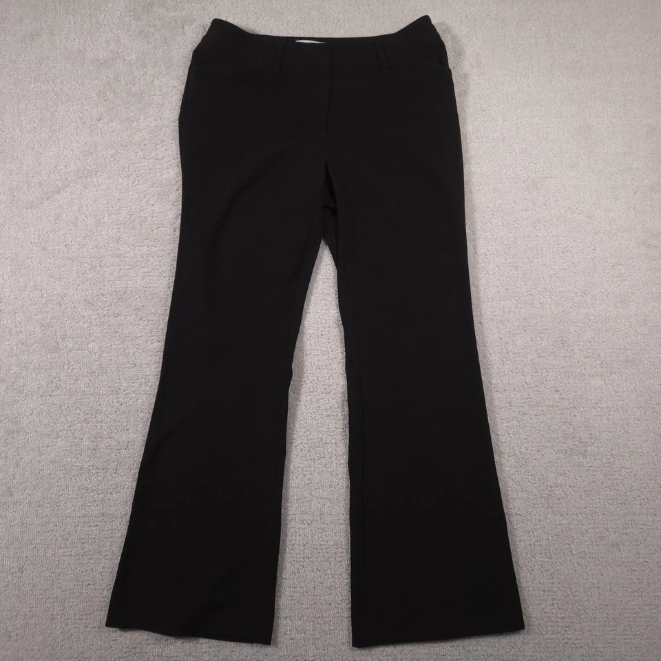 Chicos Dress Pants Womens 0 Black Bootcut Slacks Stretch Career Work Office - Image 1 of 4
