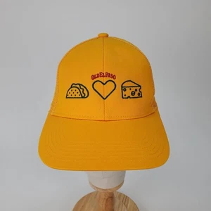 Old El Paso Embroidered Yellow Love Tacos Cheese Mesh Back Trucker Hat Cap - Picture 1 of 10