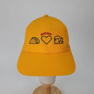 Old El Paso 刺绣黄色 Love Tacos 奶酪网背卡车司机帽 — 第 1/4 张图片