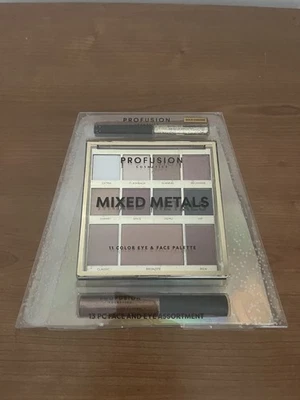 Profusion Cosmetics Mixed Metals 13 Piece Face & Eye Assortment Gift Set New - Image 1 of 4