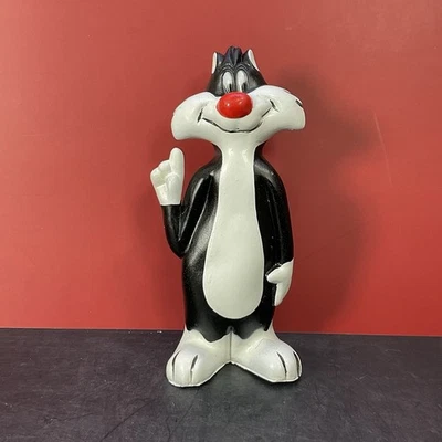 Vintage 1976 Sylvester Loony Tunes Vinyl 5.25” Figure R. Dakin Hong Kong Warner  - Image 1 of 4