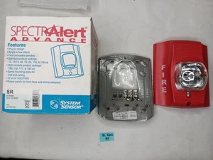 System Sensor SpectrAlert - SR - Strobe Red - No Mounting Screws - Picture 1 of 5