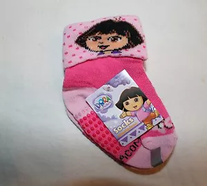 Calze alla caviglia Nickelodeon Dora rosa neonato 12-18 mesi - Foto 1 di 1