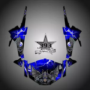 Polaris RZR 1000 XP UTV Wrap Graphics Decal Kit 2013-2015 Guardian Blue - Picture 1 of 1