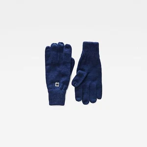Guanti Zallik Uomo Nuovi con etichette G-Star Raw Caldi Super Morbidi Maglia Inverno Blu Imperiale - Foto 1 di 3