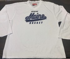 CCM University Maine Hockey Jersey Mens Black Bears NCAA College LARGE