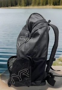 45L TYR Alliance Schwimmen Triathlon Ausrüstung Mehrzweck Rucksack Qualität Blk Camo - Bild 1 von 22