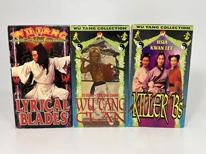 Lot of 3 VHS Wu Tang Clan Martial Arts Wu Tang Collection Killer Bs - Imagen 1 de 12
