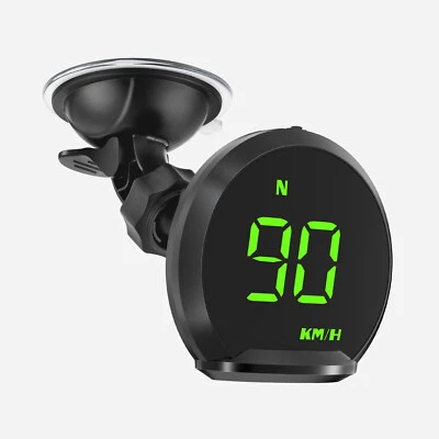 Car Head Up Display GPS Speedometer Digital HUD MPH KMH Compass Overspeed Alarm - Image 1 of 4