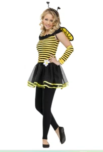Bumble Busy Bee Child Girls Costume Junior Size 0-9 Fits 130 lbs - Picture 1 of 1