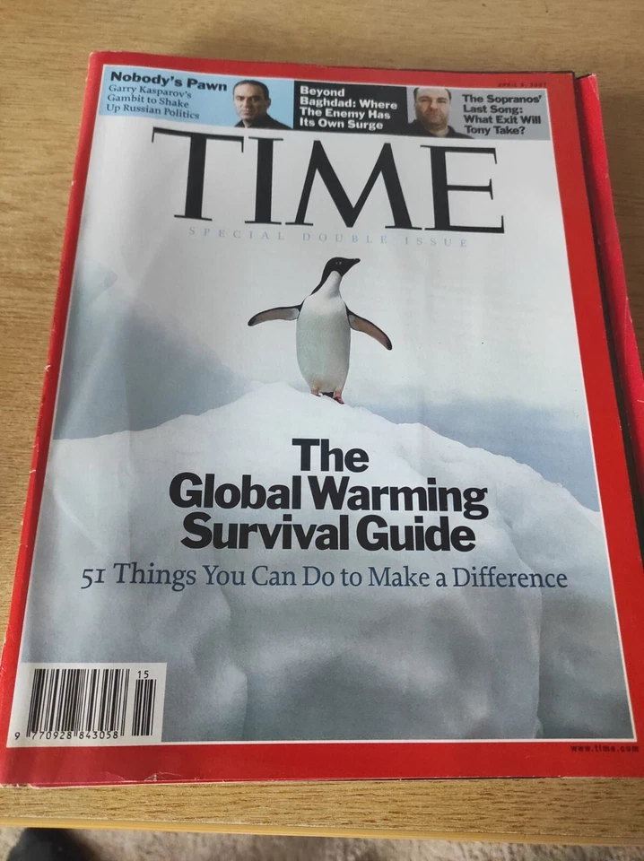 Time Magazine 9th April 2007, Global Warming Survival Guide - B890 - Image 1 of 1