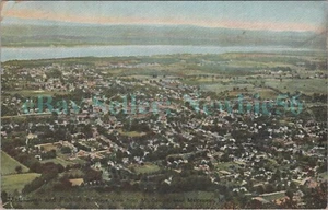 Beacon NY - BIRDSEYE VIEW OF CITY MOUNT BEACON - Postcard Matteawan/Hudson River - Picture 1 of 2