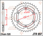 JT SPROCKETS SPROCKET REAR 53T 520 KTM XC-F 350 I KAILUB RUSSEL 2021