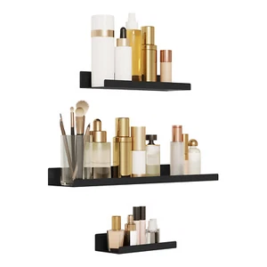 3er Set Wandregal aus Metall Schweberegale Industrie-Design Wandboards für Dekos - Bild 1 von 7