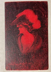 Postal Brdway Girl cprt 1907 D Hillson Series 4100 American Beauties Parson KS - Imagen 1 de 2