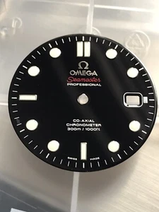 Genuine Omega Seamster Professional Co-axial Dial Black 30.5mm - Picture 1 of 3