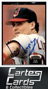 Luis Lopez 1992 Stadium Club #556  Cleveland Indians TTM/IP Signed Autographed