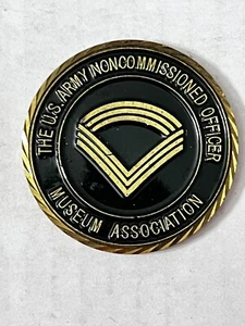 VTG U.S. Army Noncommissioned Officer Museum Ft. Bliss Texas BAA Challenge Coin - Picture 1 of 3