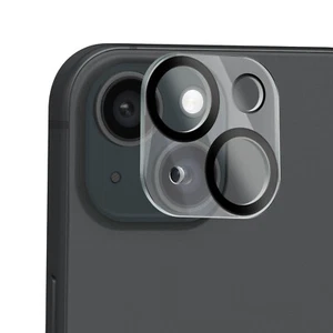 Film Caméra pour iPhone 15 et 15 Plus Verre Trempé Résistant Enkay Noir - Photo 1/6
