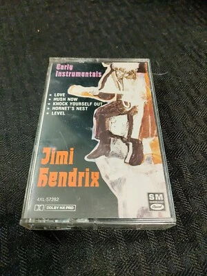 Jimi Hendrix Early Instrumentals 1990 Audio Cassette Tape (F15) Foto 1 de 4