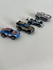 Galoob Micro Machines Lot Of 4 Vtg Pontiac Grand Prix, Plymouth Arrow, Mazda, - Picture 1 of 19