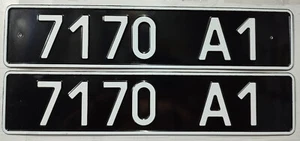 Ukraine - Military License Plates A1 - General staff of the Ministry of Defence - Picture 1 of 2