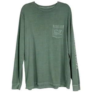 Vineyard Vines Long Sleeve Pocket Tee Shirt, Men's Large, Cotton - Imagen 1 de 7