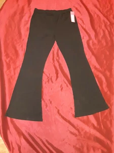 Girl's Black Leggings Pants Flare Leg Xhilaration Size 10/12 BNWT - Picture 1 of 2